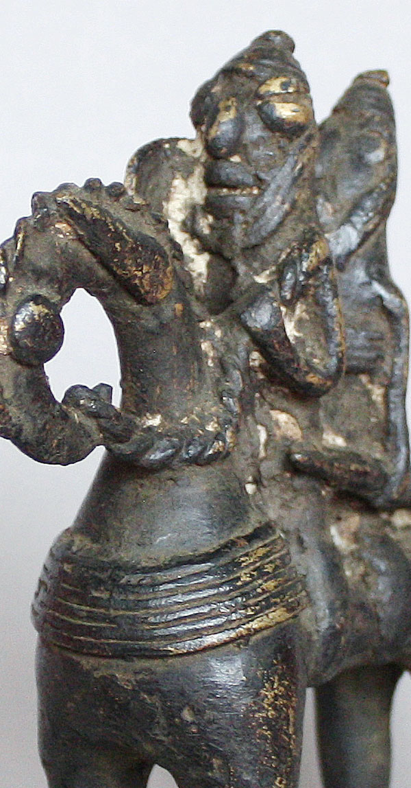 Sao Bronze Reiterfigur Tschad A1