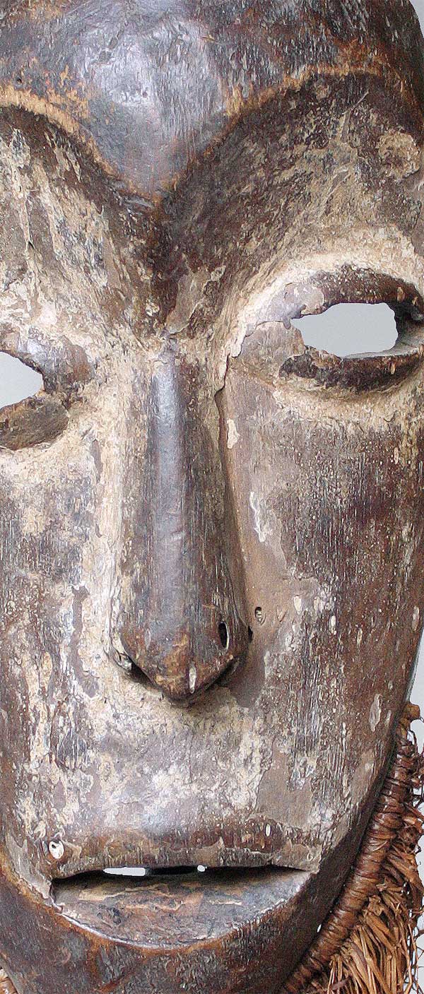 Lega archaische muminia Maske Kongo A1