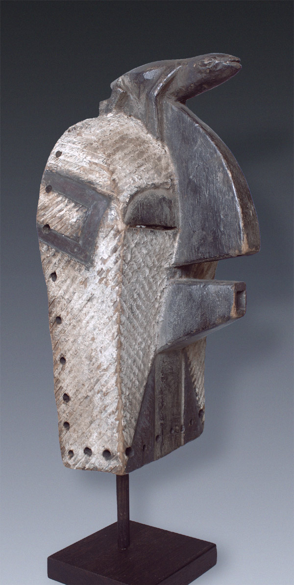 Luba Kifwebe-Maske mit Frosch C